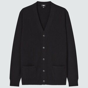 Uniqlo Women’s 100% Wool V-Neck Button Down Cardigan - XL